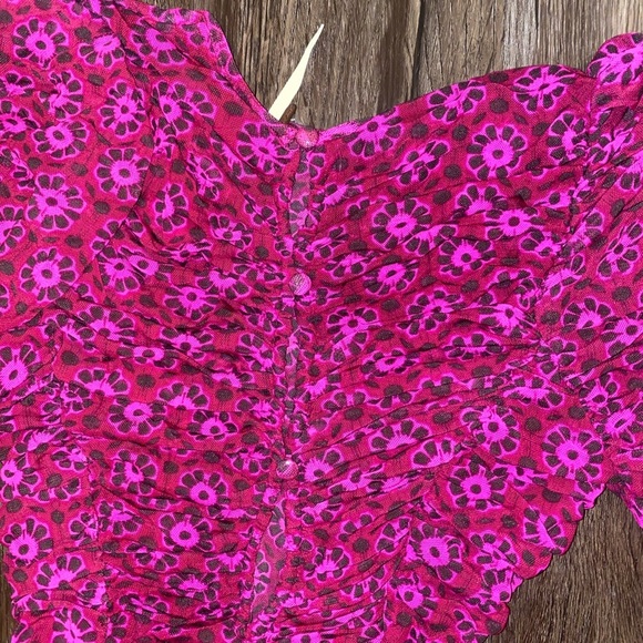 Free People
Women's Briella Printed Ruched Midi Dress XS - Picture 12 of 14